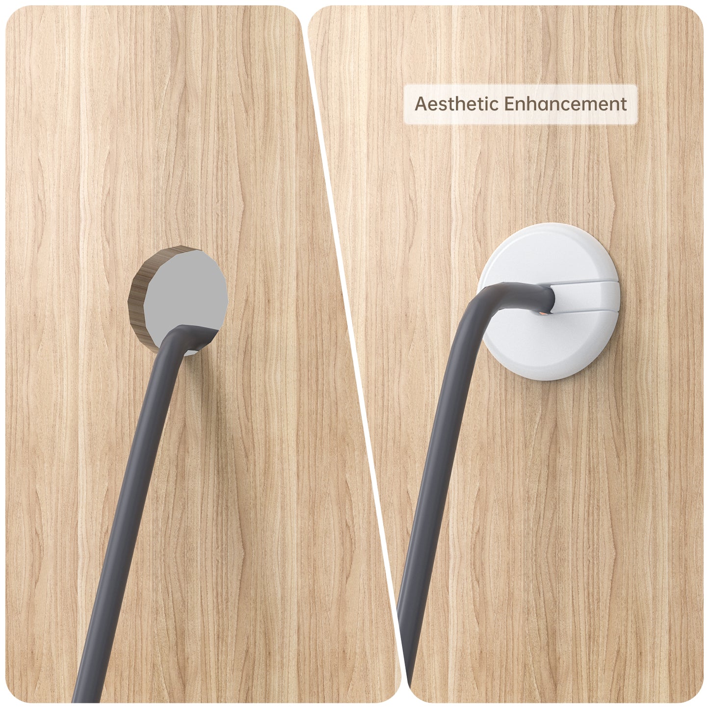 Starlink Cable Wall Bushing – White Weather-Resistant Wall Feed-Through Kit