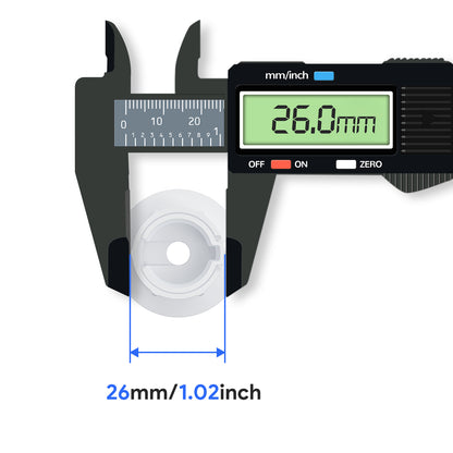 Starlink Cable Wall Bushing – White Weather-Resistant Wall Feed-Through Kit