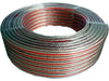 10m 1mm Transparent Speaker Cable with Red Polarity Stripe for Hi-Fi Audio – Ideal for DIY Home Theater
