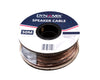 Speaker Cable 50m 16AWG / 1.31mm² Metre Marked  - Transparent Red Stripe