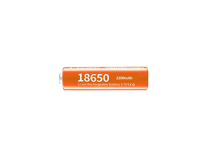 18650 2200mAh 3.7V Li-ion Rechargeable Battery – Button Top