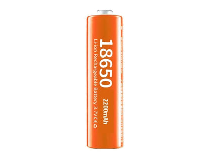 18650 2200mAh 3.7V Li-ion Rechargeable Battery – Button Top