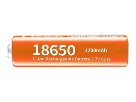 18650 2200mAh 3.7V Li-ion Rechargeable Battery – Button Top