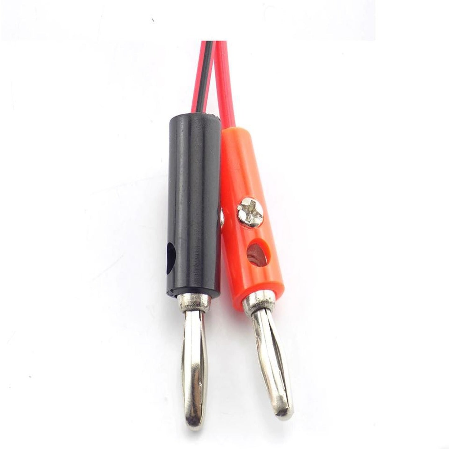 1m Alligator Clip to 4mm Banana Plug Test Lead Cable – Red & Black Pair