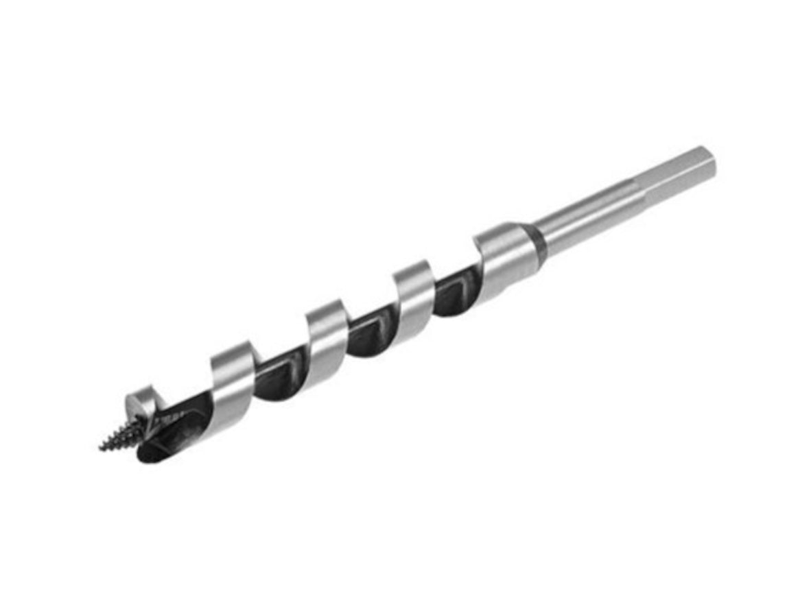 Wood Auger Drill Bit 25mm x 230mm – Hex Shank Power Spiral Bit
