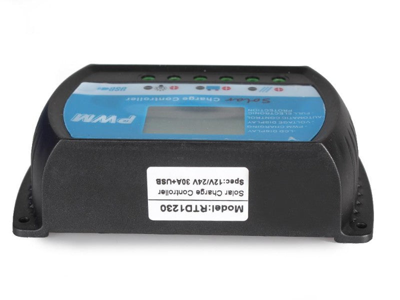 RTD1230 solar charge controller – label