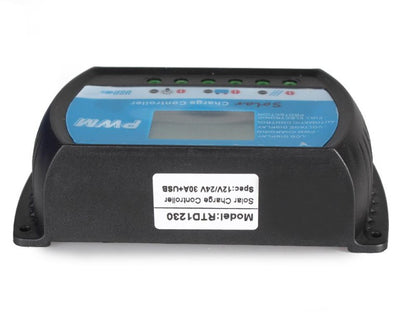RTD1230 solar charge controller – label