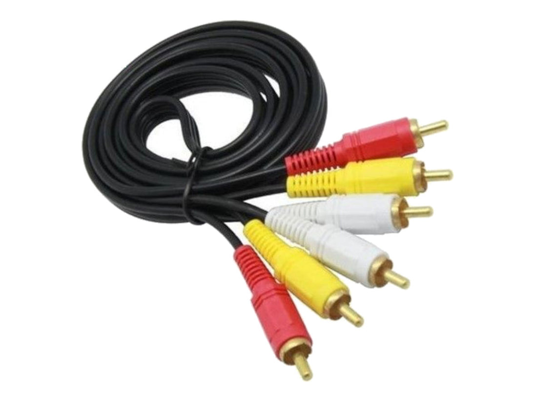 3m 3x RCA to 3x RCA AV Cable – Techexpress NZ