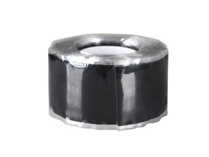 Self Amalgamating Tape 25mm x 3m Black Silicone Rubber Sealing Tape