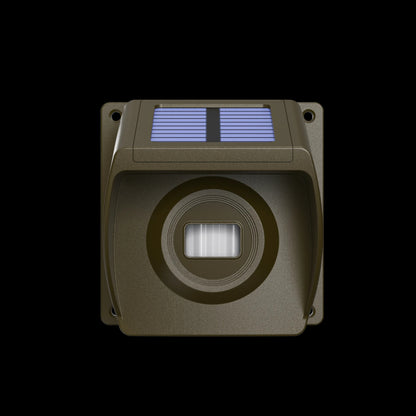 Wireless Solar Driveway Alarm Add-On Motion Sensor (Brown / Compatible Expansion Unit)