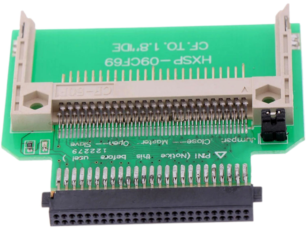 50-pin CompactFlash (CF) to 1.8