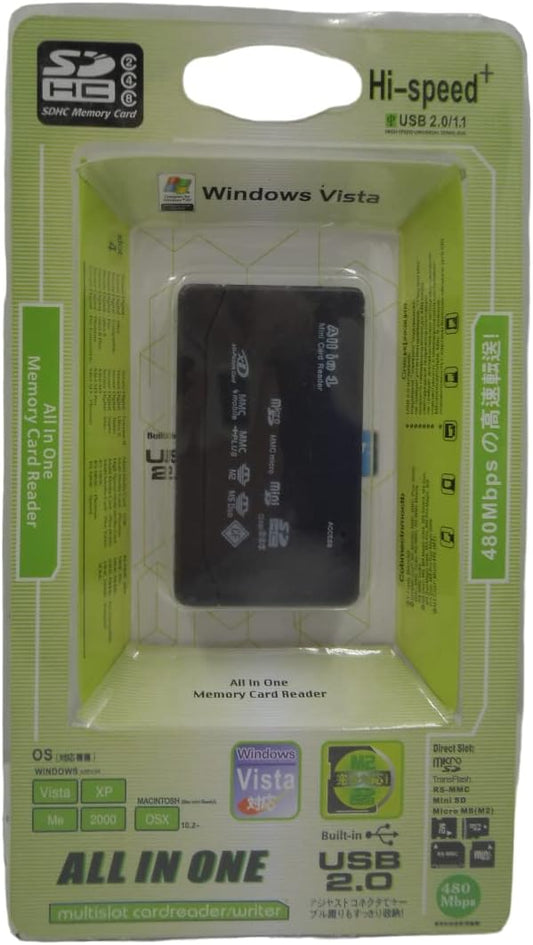 6 in 1 USB SD Memory Card Reader
