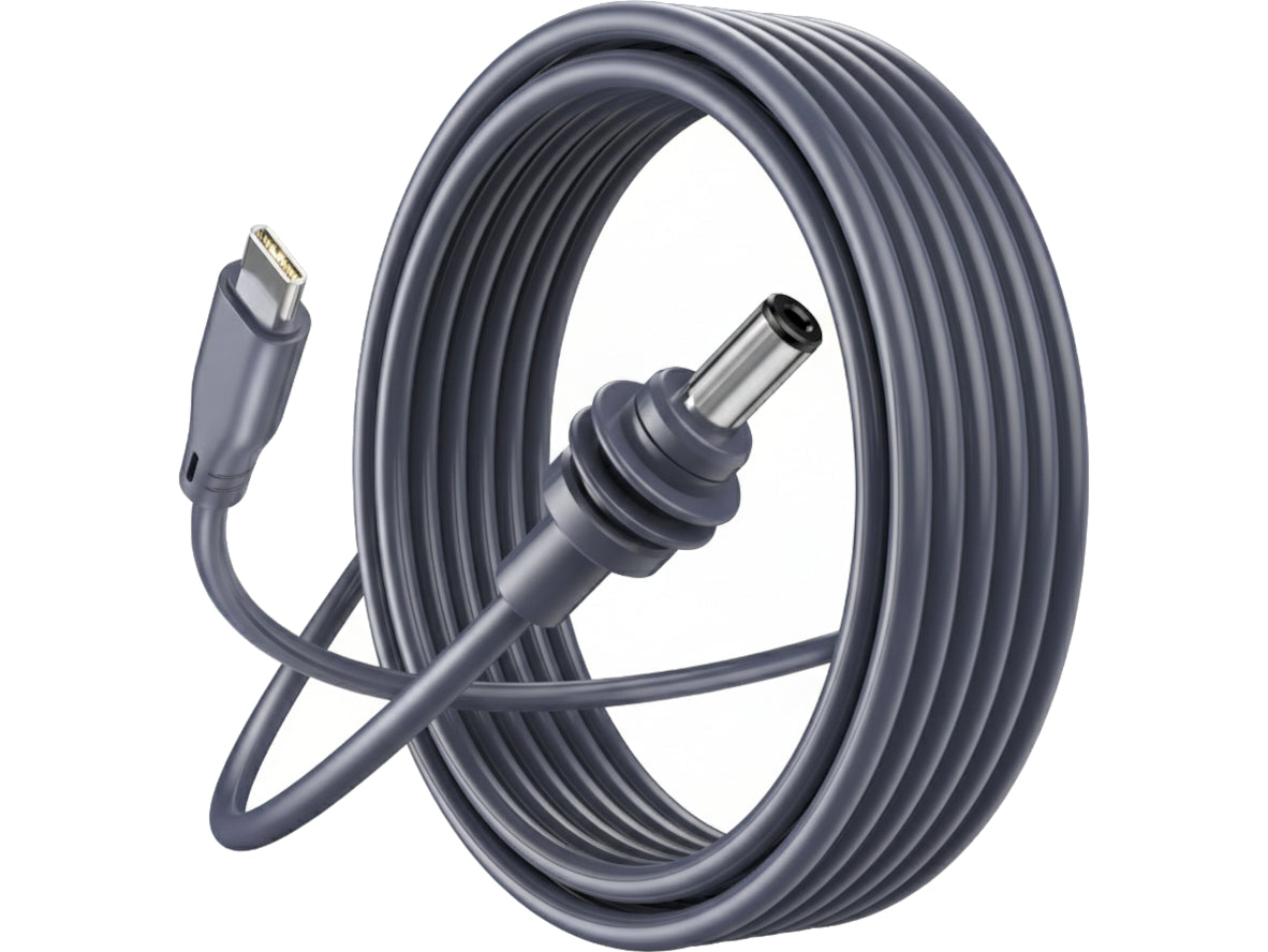 5m Starlink Mini USB-C to DC Cable – Long Power Lead for Starlink Portable Dish, Router, High-Speed Data, 5 Metre,