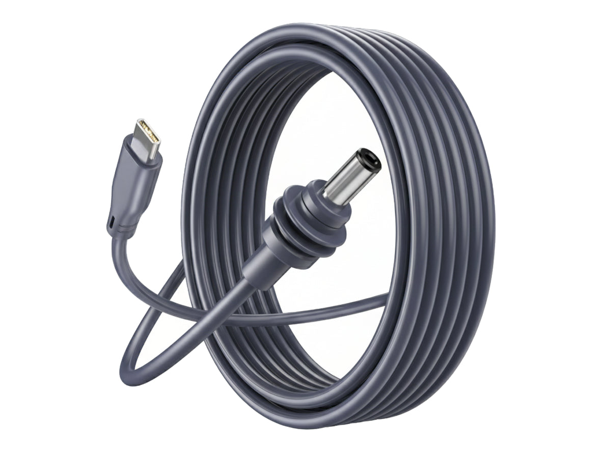 3m Starlink Mini USB-C to DC Cable – Long Power Lead for Starlink Portable Dish, Router, High-Speed Data, 3 Metre,