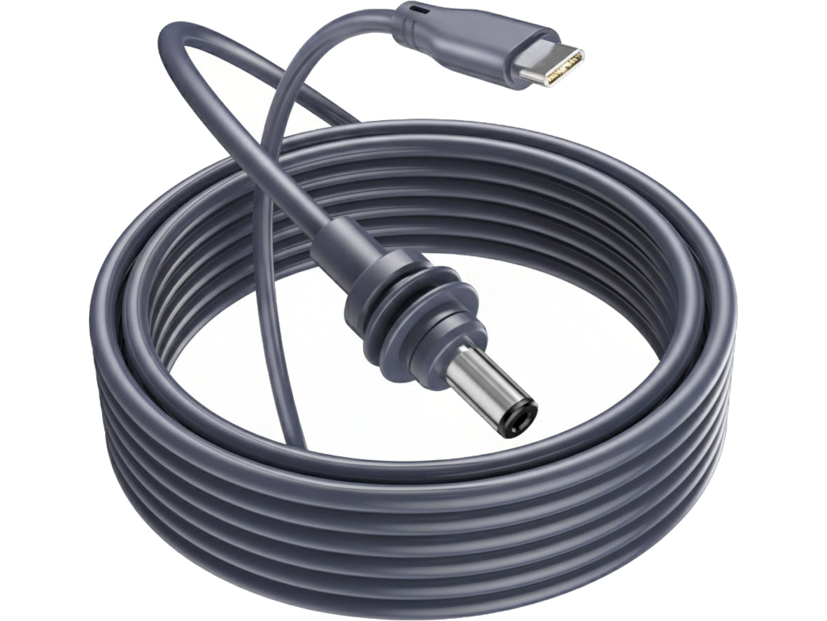 5m Starlink Mini USB-C to DC Cable – Long Power Lead for Starlink Portable Dish, Router, High-Speed Data, 5 Metre,