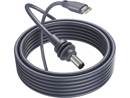 5m Starlink Mini USB-C to DC Cable – Long Power Lead for Starlink Portable Dish, Router, High-Speed Data, 5 Metre,