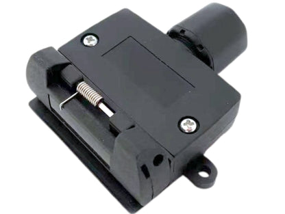 7-Pin Flat Trailer Plug Socket with Cable Gland – NZ 12V Towbar Connector