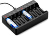 8-Slot USB Battery Charger for AA/AAA NiMH/NiCd Batteries