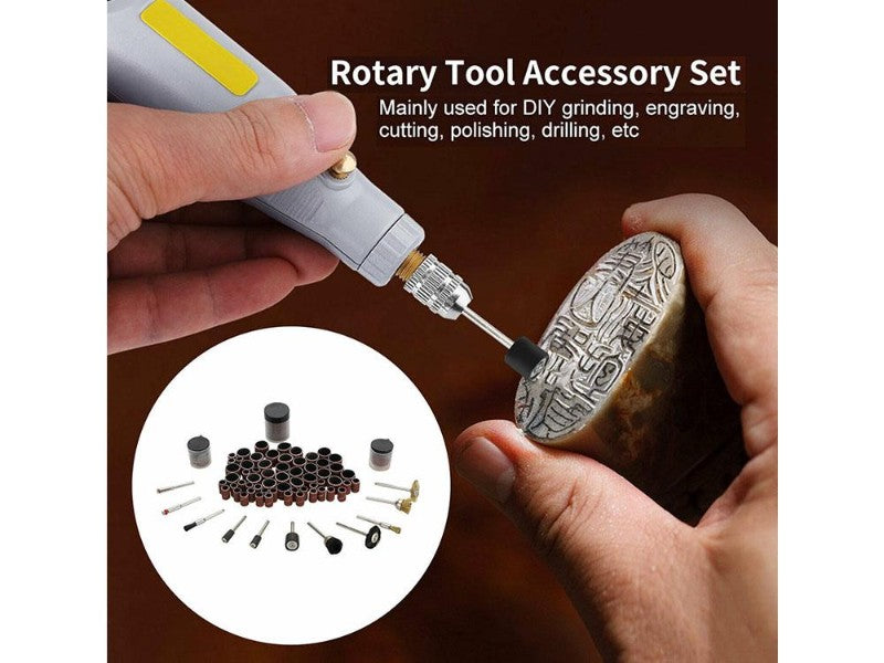150-Piece Rotary Tool Accessory Kit for Grinding, Cutting, Sanding & Polishing