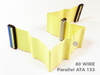PATA/133 IDE 80 Wire Ribbon Cable 3x 40 Pin Female Sockets ☐