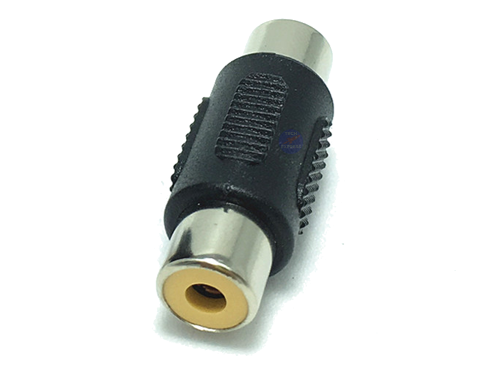 RCA Joiner Coupler Single Female to Female AV Audio Video Cable Cord Socket
