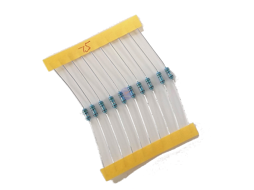 4.7kΩ 0.25W 1% Metal Film Through-Hole Resistors – 20 Pack
