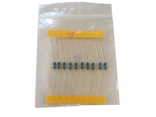 4.7kΩ 0.25W 1% Metal Film Through-Hole Resistors – 20 Pack