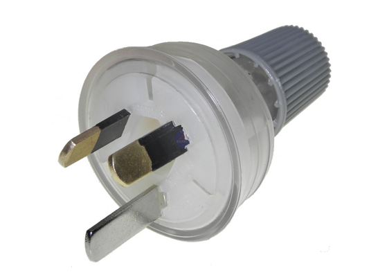 3 Pin Mains Power Plug NZ 240VAC 10A Rewireable Screw Back Entry