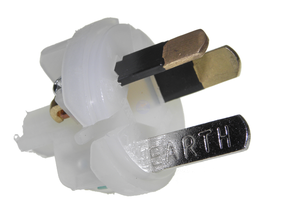 3 Pin Mains Power Plug NZ 240VAC 10A Rewireable Screw Back Entry
