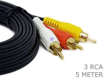 5m RCA Male to Female Extension Cable Kit