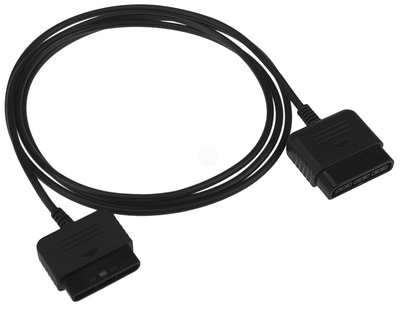 PlayStation 2 Controller and Extension Cable Bundle for PS2 Couch Gaming