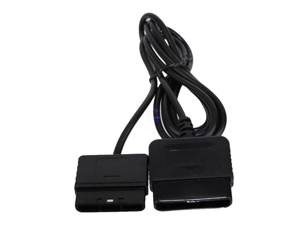 PlayStation 2 Controller and Extension Cable Bundle for PS2 Couch Gaming