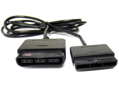 PlayStation 2 Controller and Extension Cable Bundle for PS2 Couch Gaming