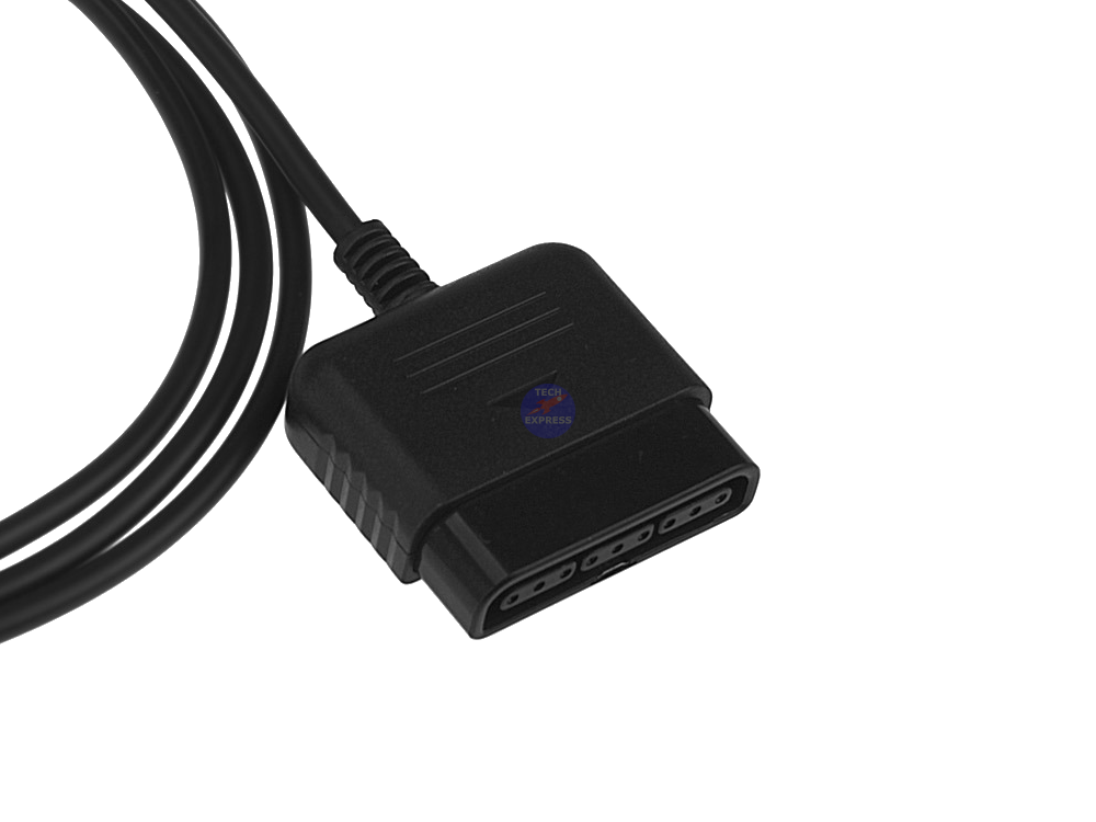 PlayStation 2 Controller and Extension Cable Bundle for PS2 Couch Gaming