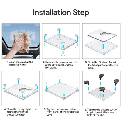 Starlink Mini Magnetic Vehicle Mount – Strong Suction Base, Car Window & Roof Mount Kit for Portable Starlink Mini Internet Connectivity