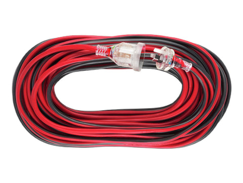 Arlec 25m 250V 10A Red & Black Heavy Duty Mains Power Extension Cable