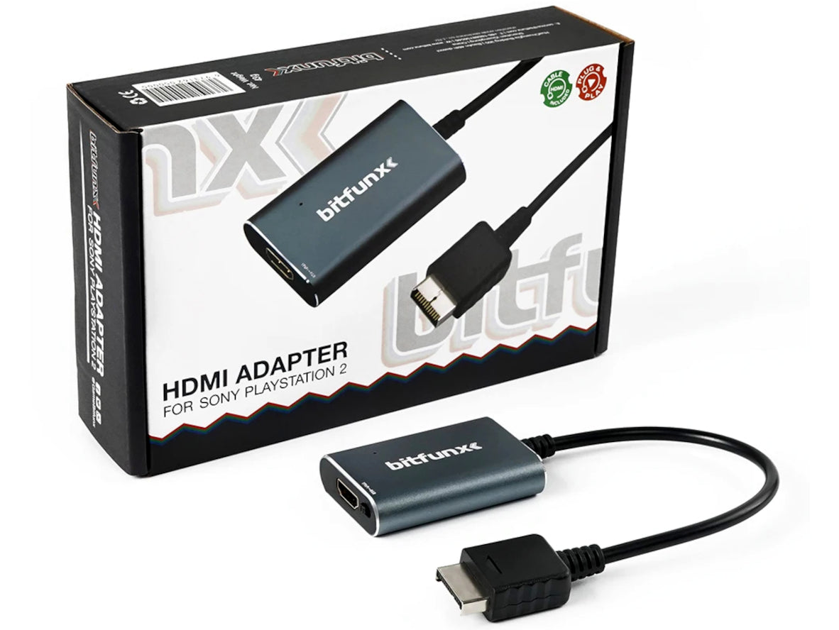 Bitfunx PS2 to HDMI Converter for PlayStation 2 – RGB / YPbPr Switch