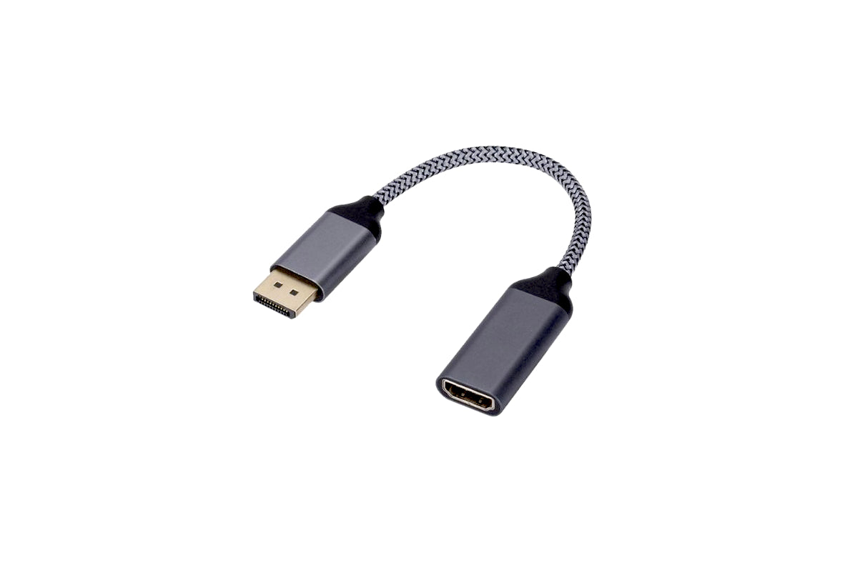 4K 60Hz DisplayPort to HDMI Adapter – DP Male to HDMI Female