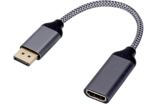 4K 60Hz DisplayPort to HDMI Adapter – DP Male to HDMI Female