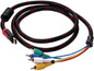 1.5m Male HDMI to 5 RCA RGB Component Video with Stereo Audio AV Adapter Cable