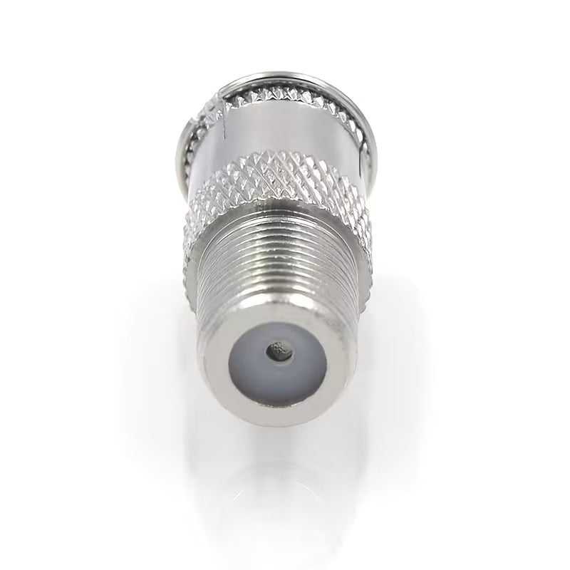 F-Type Female to F-Type Male Push-on Quick-connect Adapter