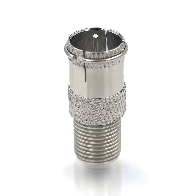 F-Type Female to F-Type Male Push-on Quick-connect Adapter
