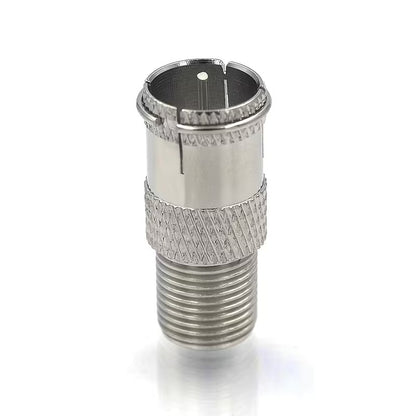 F-Type Female to F-Type Male Push-on Quick-connect Adapter