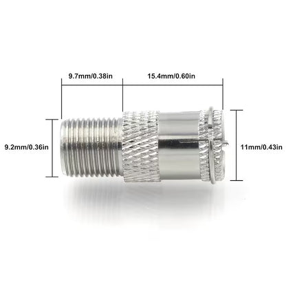F-Type Female to F-Type Male Push-on Quick-connect Adapter