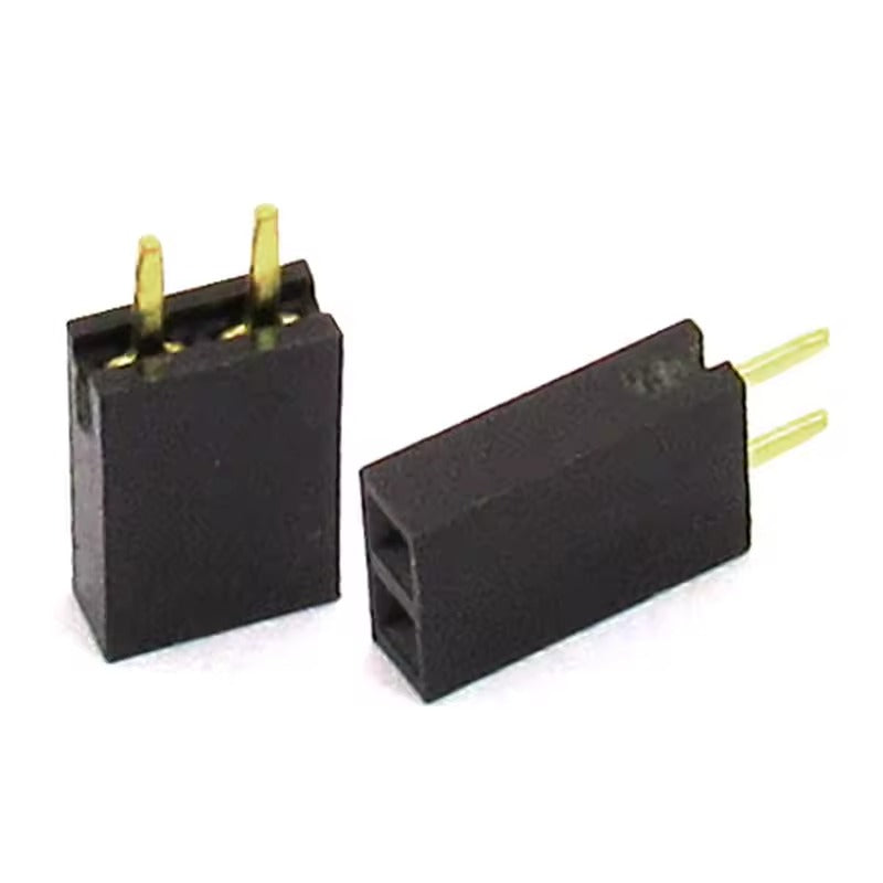1x2 Pin Header - Straight Single Row Female