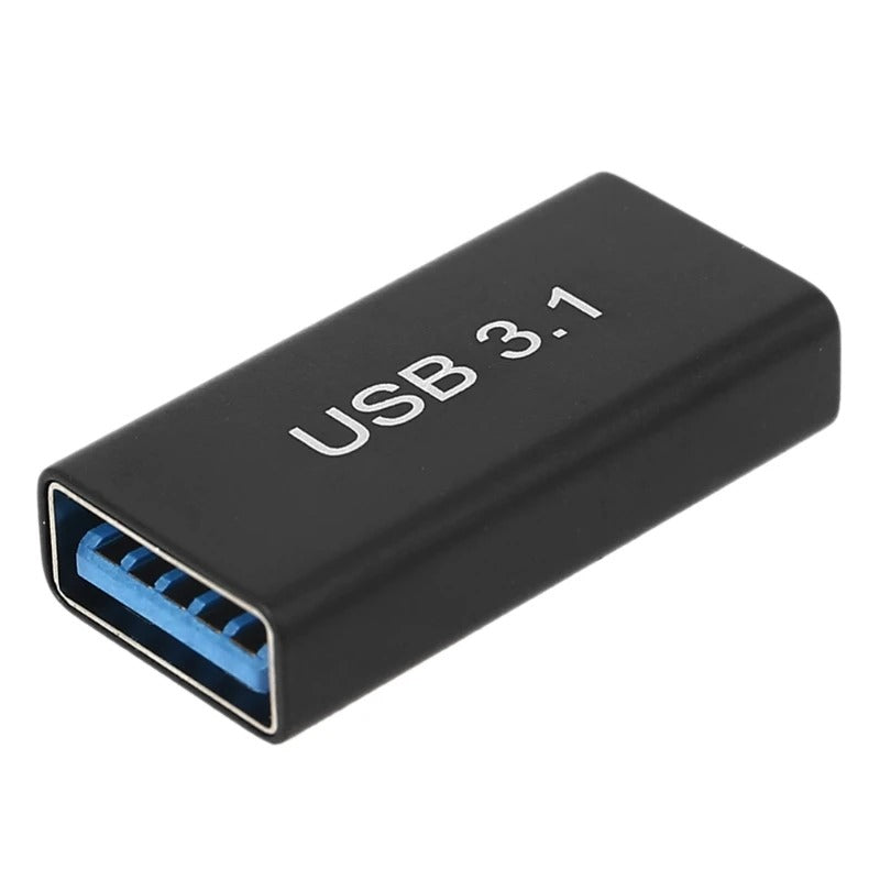 USB 3.1 Type-A Female to USB Type-C Female Adapter