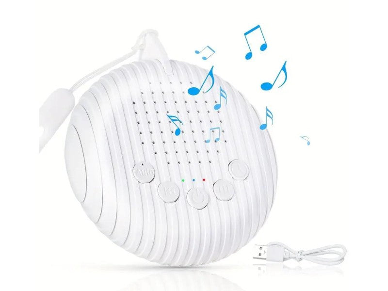 Portable White Noise Sleep Sound Machine – Relaxation & Baby Soother (White, NZ)