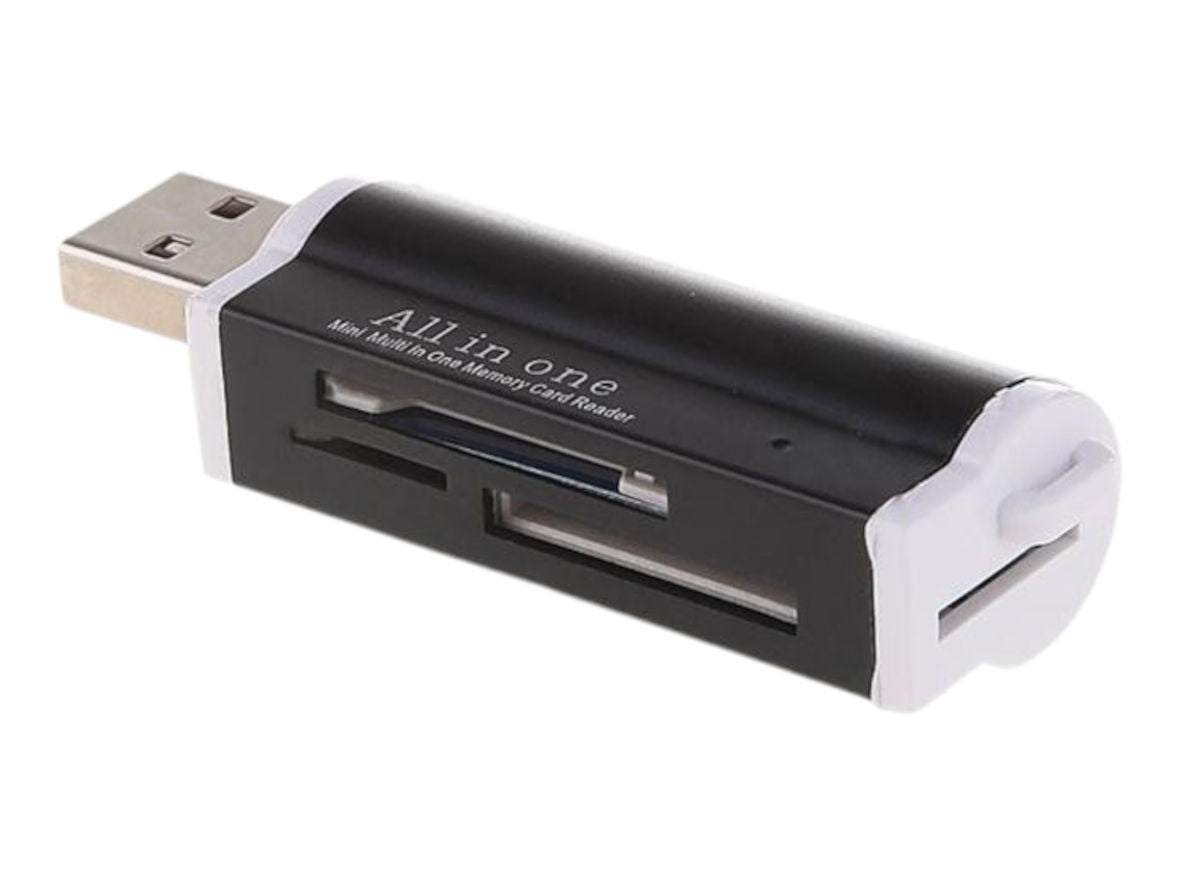 4 in 1 USB SD + microSD + Memory Stick Micro + Memory Stick Duo Card Reader