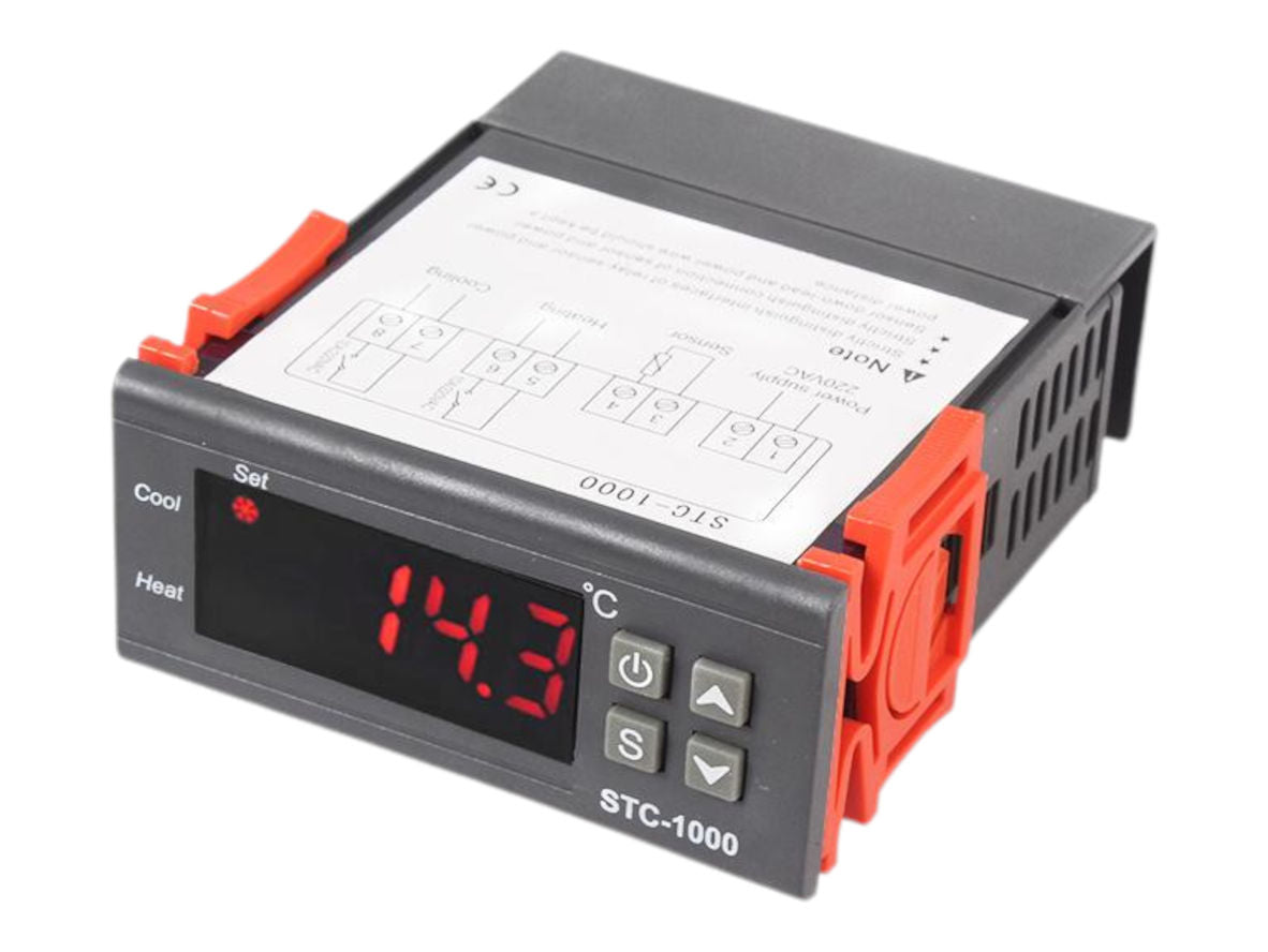 STC-1000 220VAC Digital Temperature Thermostat Controller for Home Bre ...