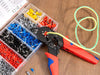 1250 Piece Bootlace Wire Crimp Ferrules & Crimper Tool